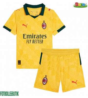 AC Milan Tredjeställ Barn 2025-26 Kortärmad (+ Korta byxor)